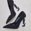 YSL Opyum Glitter Heels