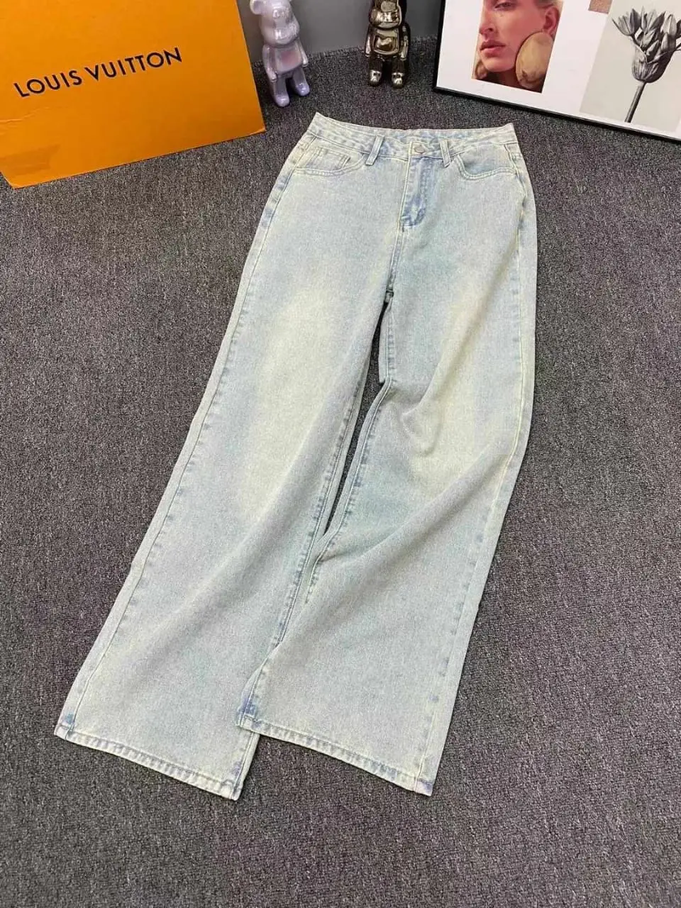 YSL Light Blue Flare Jeans for Women YSL Light Blue Flare Jeans for Women