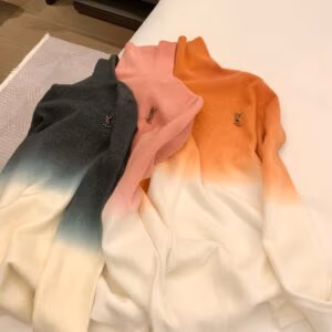 YSL Oversized Gradient Knit Pullover