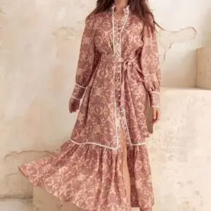 ZIMMERMANN Floral Print Maxi Dress