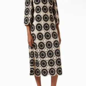ZIMMERMANN Crochet Ginger Midi Dress