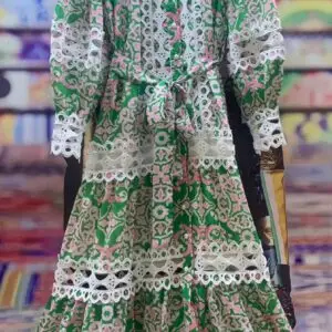 ZIMMERMAN Floral Hollow-Out Lace Dress