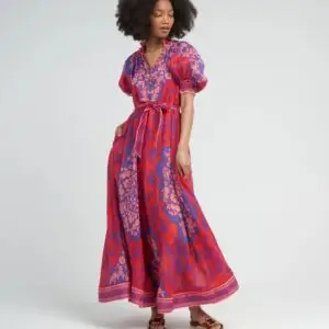 ZIMMERMAN Half Sleeve Maxi Dress