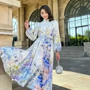 Zimmerman Dawning Buttoned Midi Dress