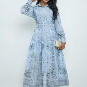 ZIMMERMANN Print Long Sleeve Dress