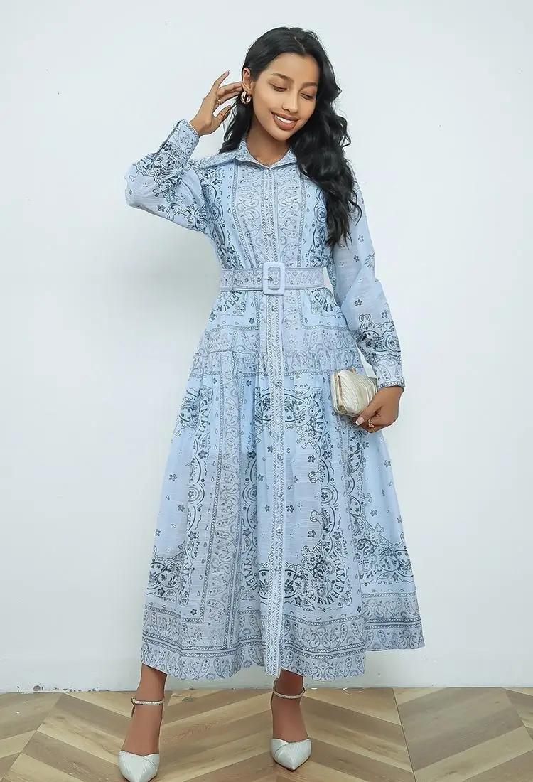 ZIMMERMANN Print Long Sleeve Dress ZIMMERMANN Print Long Sleeve Dress