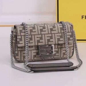 Fendi Baguette Chain Midi Shoulder Bag