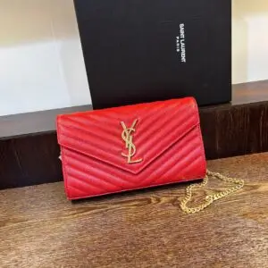 Saint Laurent Envelope Chain Wallet