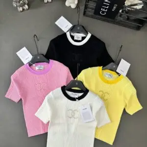 CHANEL Knitted Logo T-Shirt