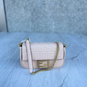 Fendi Leather Baguette Bag