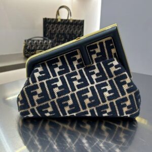 Fendi First Clutch Shoulder Bag