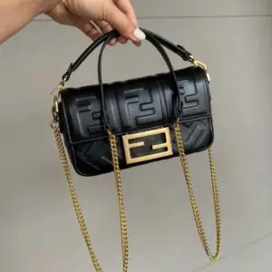 Fendi Baguette Leather Bag