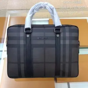 Burberry Smoked Check Newburg Briefcase