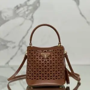 PRADA Panier Leather Bag