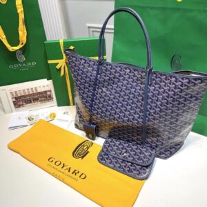 Goyard Canvas Leather Handbag