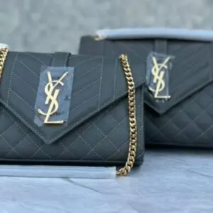 YSL Saint Laurent Quilted Leather Shoulder Bag