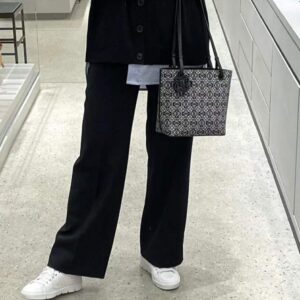 LOEWE Square Anagram Jacquard Tote Bag