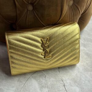 Saint Laurent Monogram Matelassé Wallet