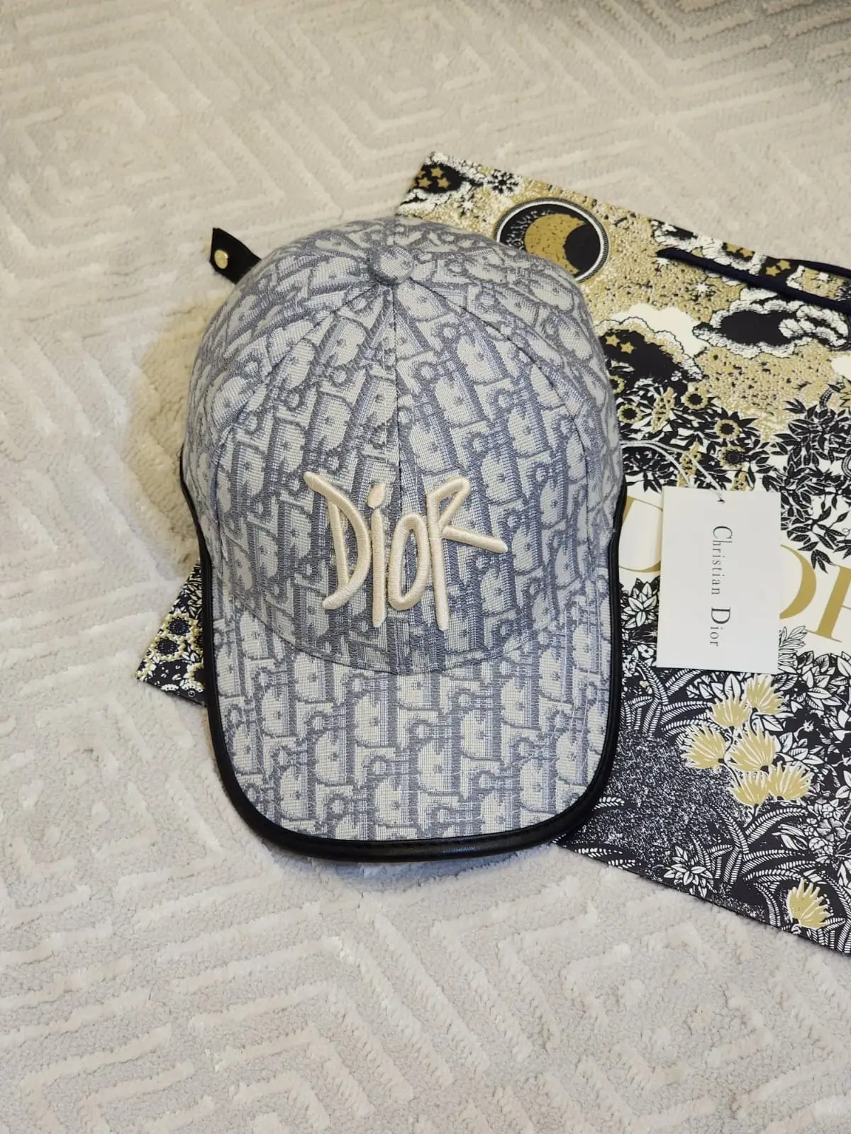 DIOR Oblique Jacquard Cap DIOR Oblique Jacquard Cap