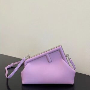 FENDI Peekaboo Leather Shoulder Bag