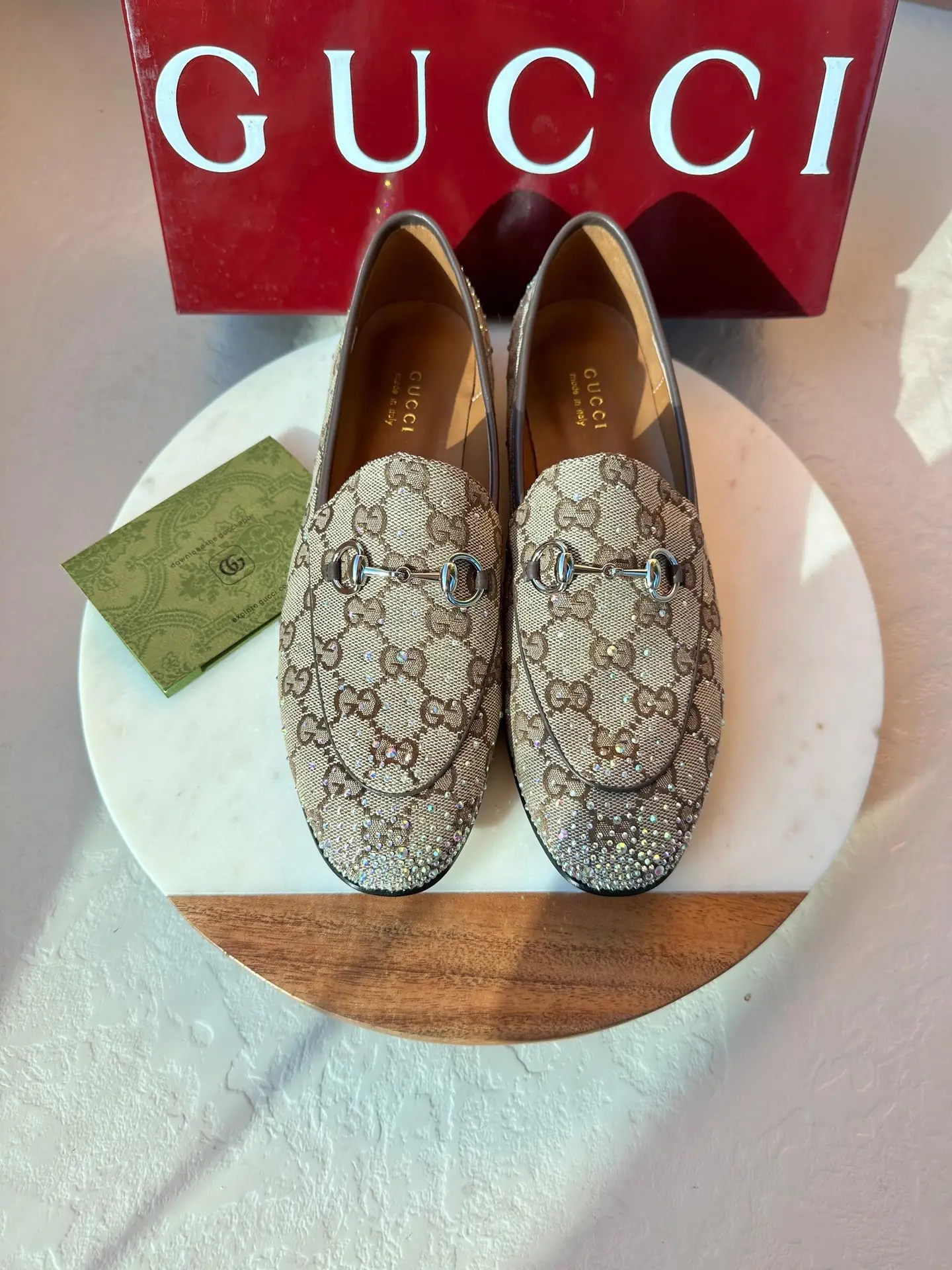 GUCCI Maxi GG Canvas Loafers GUCCI Maxi GG Canvas Loafers