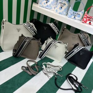 PRADA Leather Hobo Bag