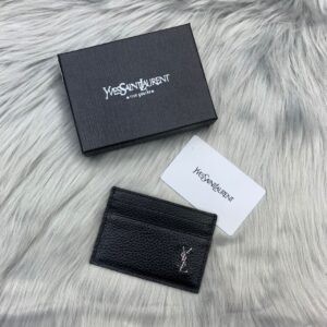 Saint Laurent Leather Card Holder