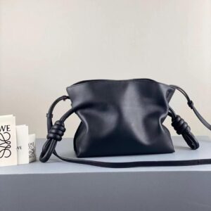 LOEWE Flamenco Leather Clutch Bag
