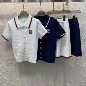 MIU MIU Top and Bottom Set