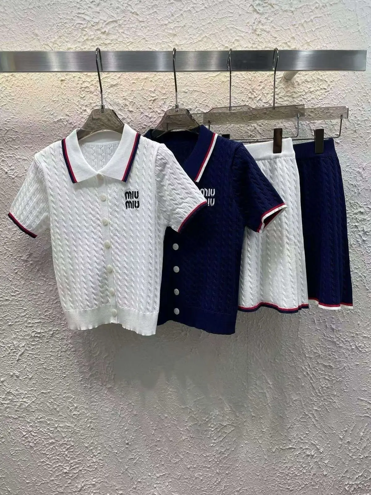 MIU MIU Top and Bottom Set MIU MIU Top and Bottom Set