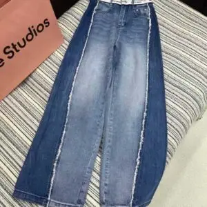 MIU MIU High-Rise Wide Leg Jeans