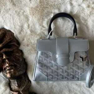 Saigon Mini Burgundy Coated Canvas - Dubai Fashion LUX