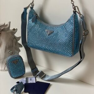 Prada Satin Crystal Mini Bag