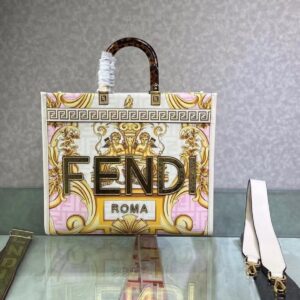 FENDI ROMA GOLD SHOULDER BAG