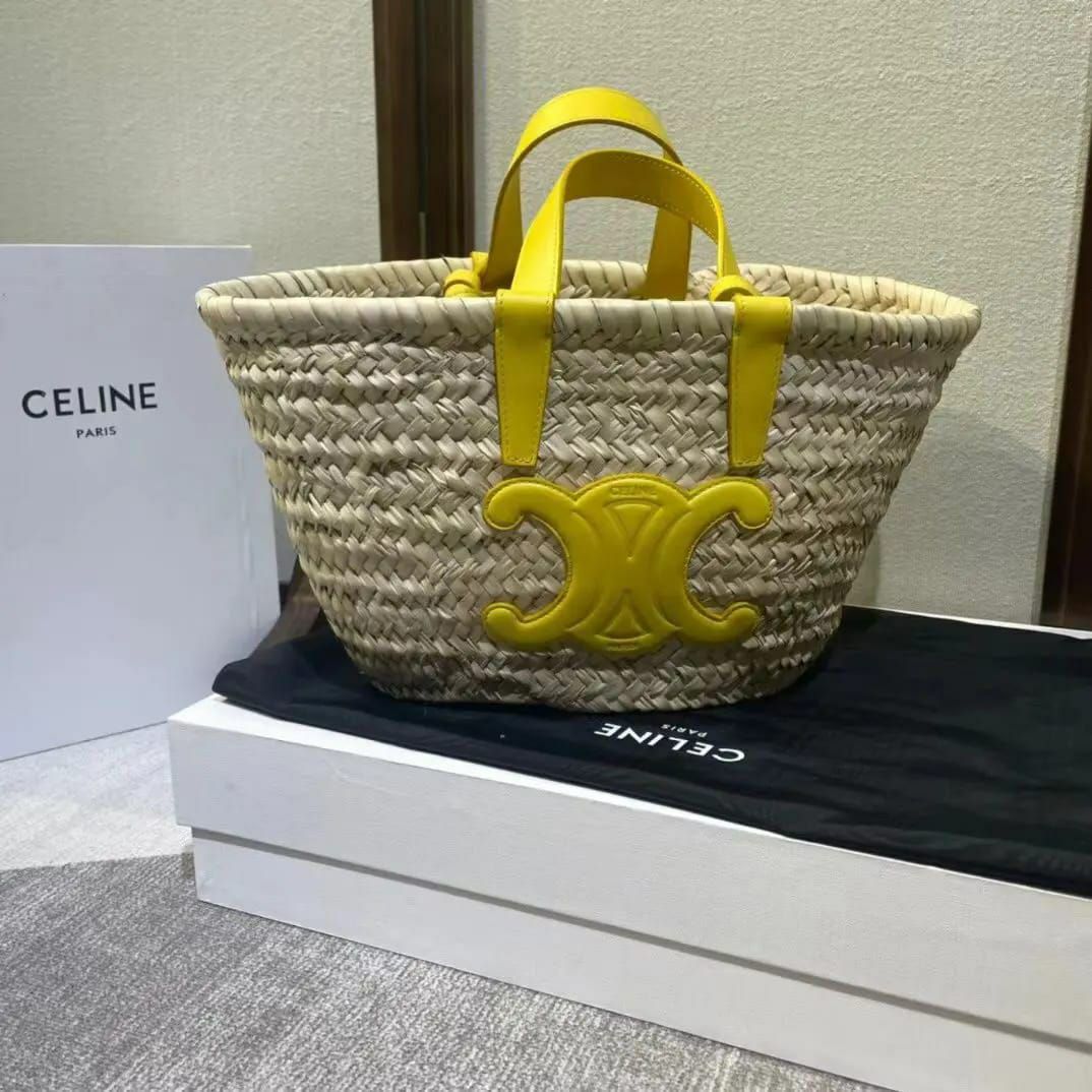 CELINE Teen Triomphe Basket Bag CELINE Teen Triomphe Basket Bag