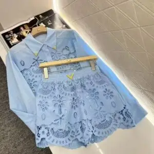 VALENTINO Embroidered Mini Skirt