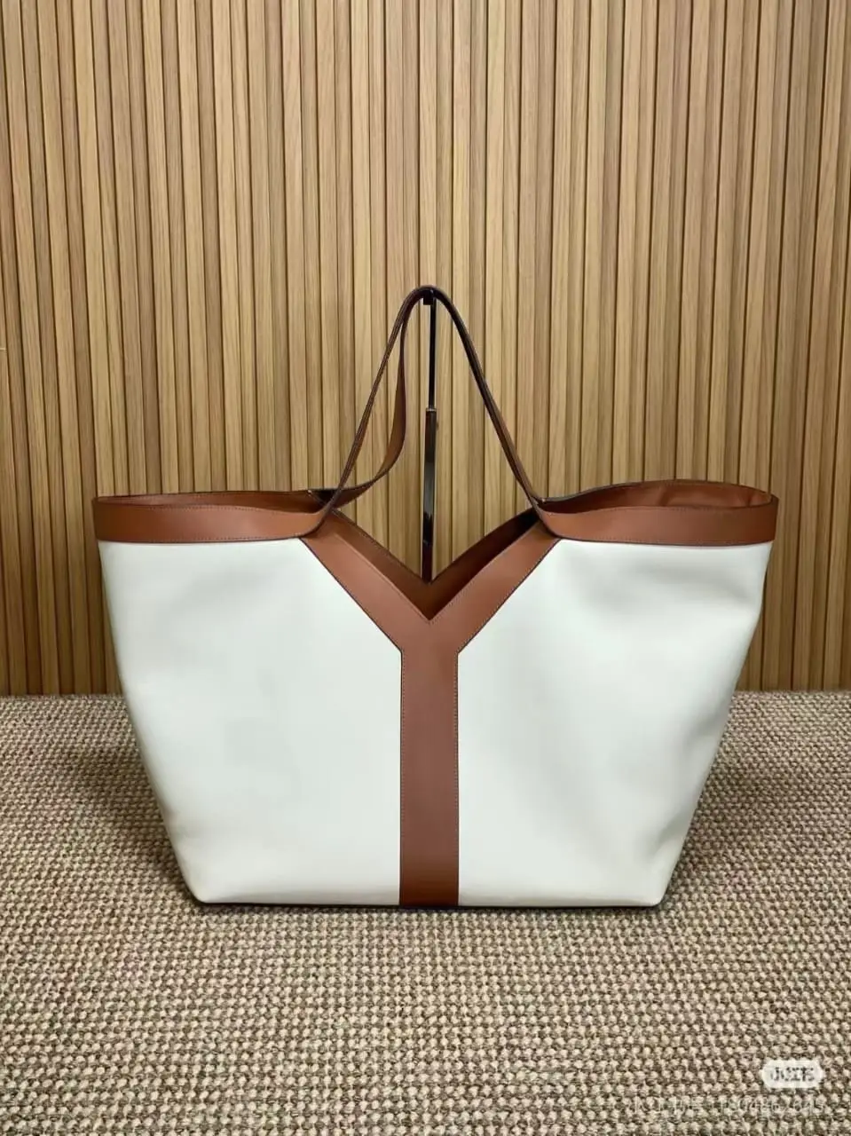 YSL Y Tote in Canvas & Leather YSL Y Tote in Canvas & Leather