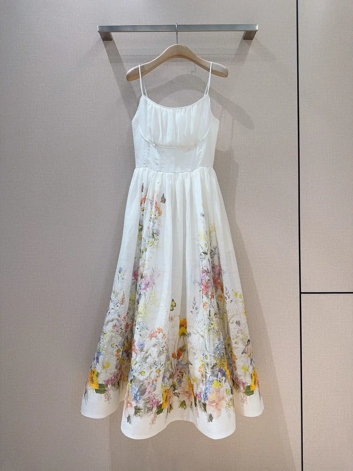 ZIMMERMAN Ruched Midi Dress ZIMMERMAN Ruched Midi Dress