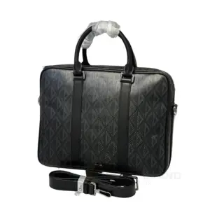 DIOR Long Zipped Wallet Black Dior Gravity Leather