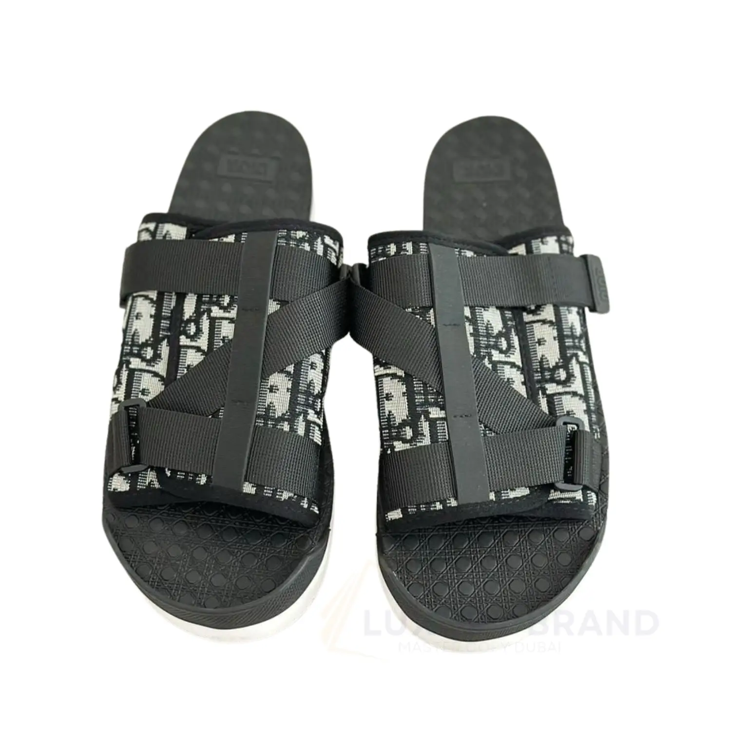 DIOR Dior Alpha Sandal Beige & Black for Men DIOR Dior Alpha Sandal Beige & Black for Men