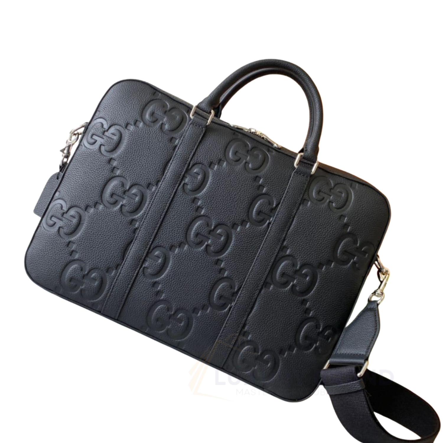 GUCCI GG Black Medium Briefcase GUCCI GG Black Medium Briefcase