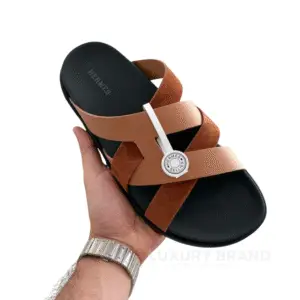 HERMES Synthetic Leather Slippers