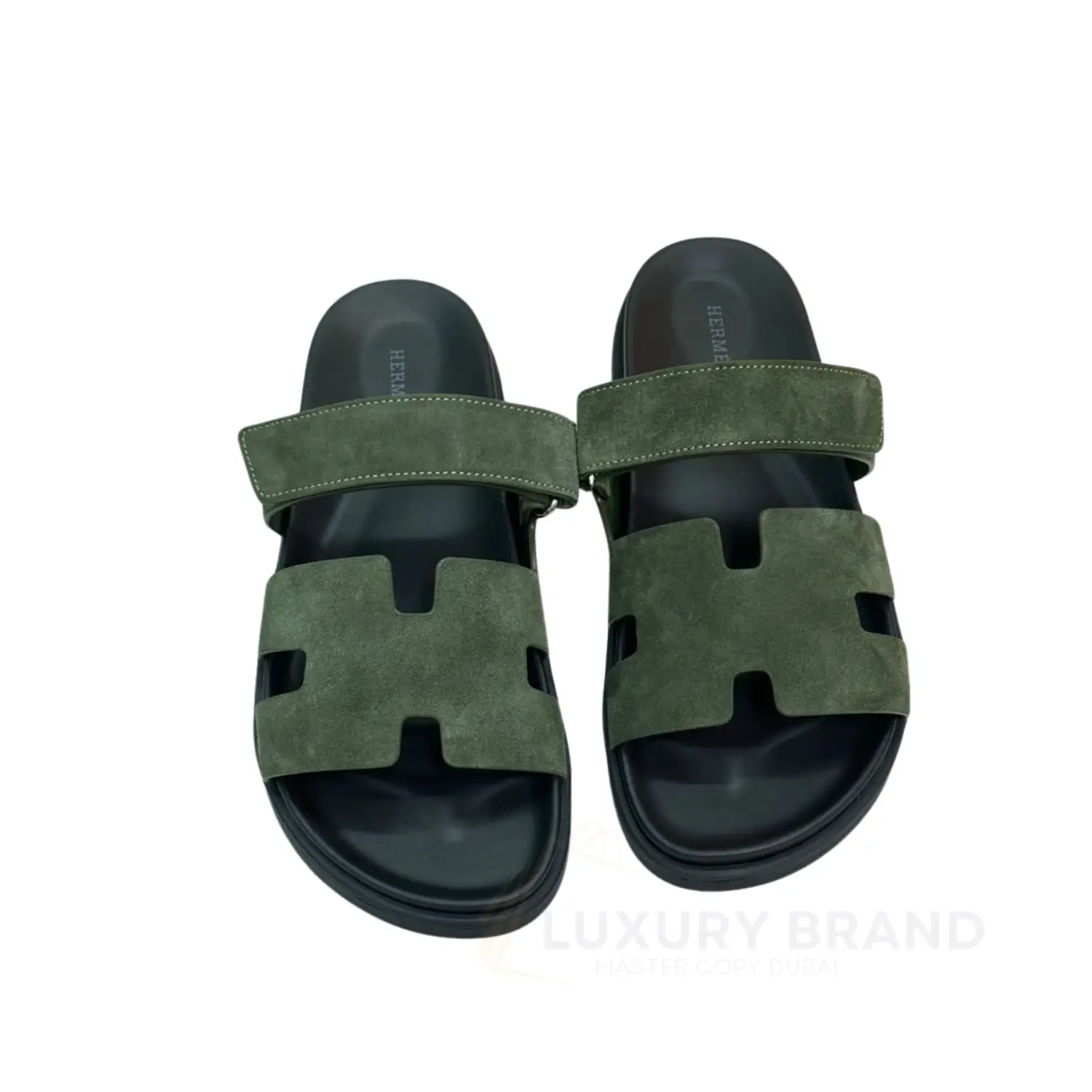 HERMES Chypre Leather Sandals HERMES Chypre Leather Sandals