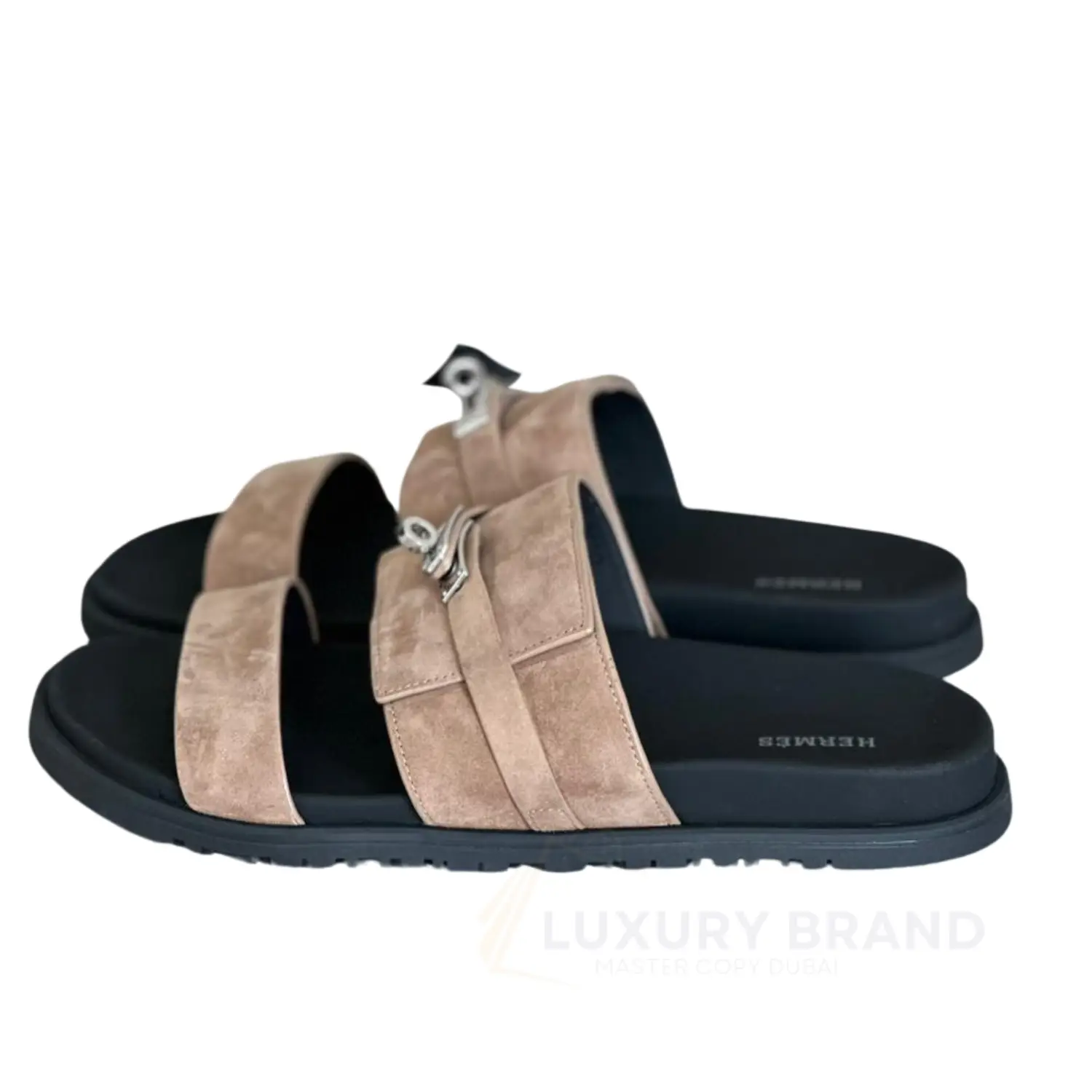 HERMES Velvet Embroidered Mules Sandals HERMES Velvet Embroidered Mules Sandals