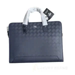 Montblanc Extreme Leather Black Briefcase For Men