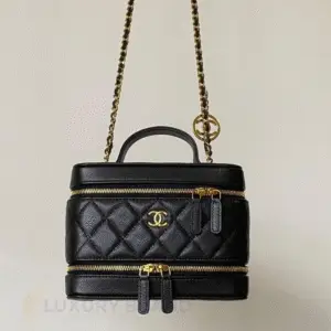CHANEL Quilted Vanity Case Bag