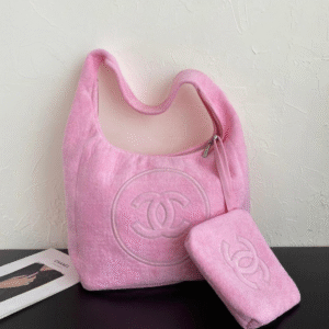 CHANEL Quilted Beach Tote Bag