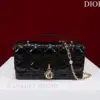 DIOR Lady Patent Leather Clutch Bag