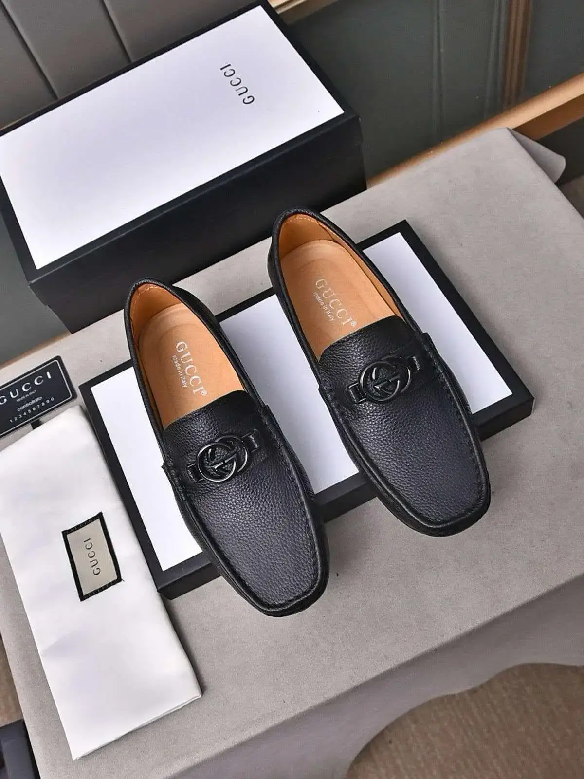GUCCI GG Interlocking Loafers GUCCI GG Interlocking Loafers