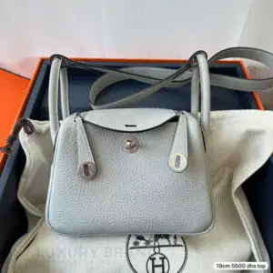 HERMES Leather Crossbody Bag